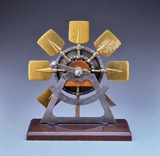 Patent Model for a Feathering Paddle Wheel, 1877