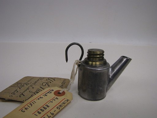 Oil-Wick Miner’s Lamp Patent Model