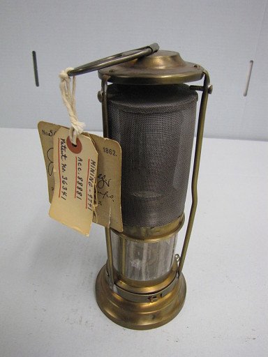 Miner’s Safety Lamp Patent Model