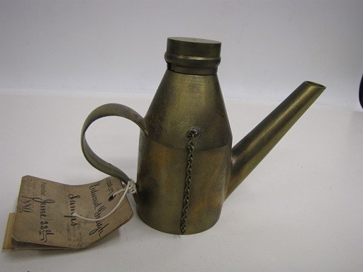Oil-Wick Lamp Patent Model