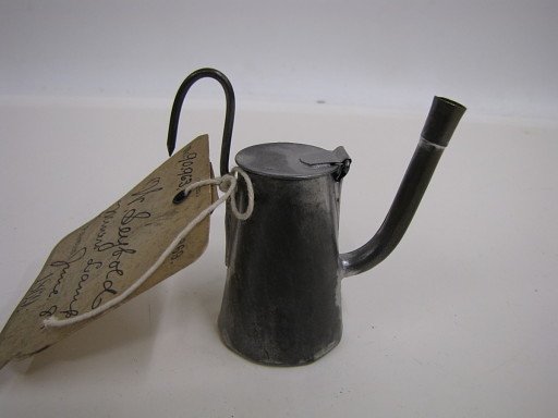 Oil-Wick Miner’s Lamp Patent Model