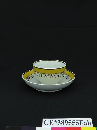 bowl, tea; saucer