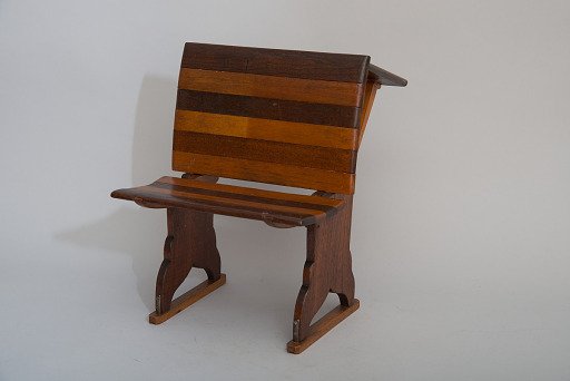 Samuel Crumrine's 1876 School Desk and Seat Patent Model