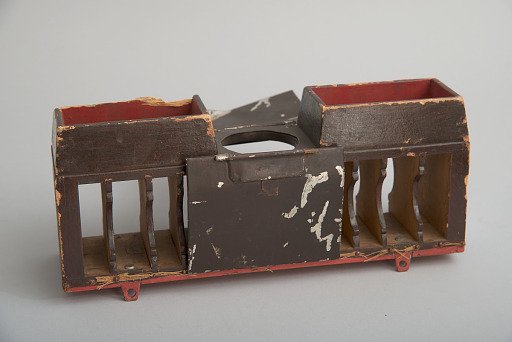 Isaac Whitbeck's 1878 School Desk Patent Model (desktop missing leg support)