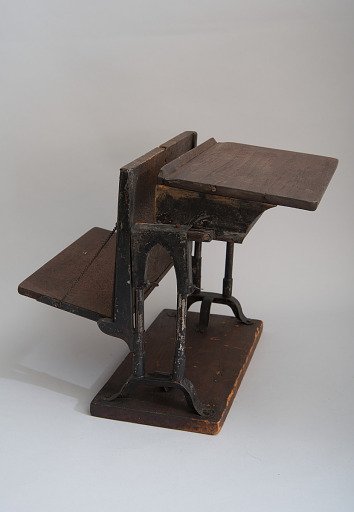 Elijah Wilson's 1870 School Desk and Seat Patent Model
