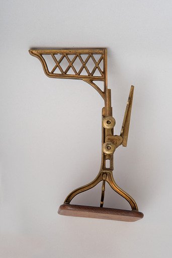 Herbert L. Andrews' 1868 School Desk Patent Model Improvement