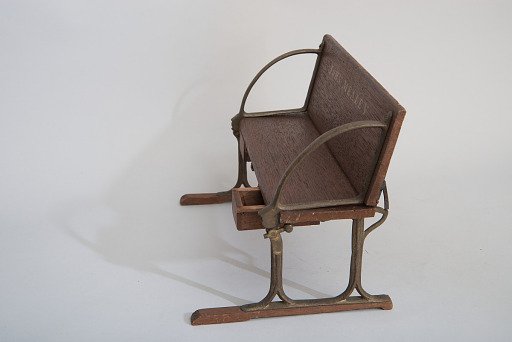 John Mealey's 1868 School Seat Desk Patent Model