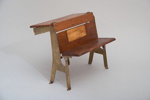 William P. Erwin and Thomas A. Dugdale's Second 1870 School Desk and Seat Patent Model