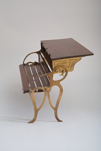 Joseph Ingles's 1870 School Desk and Seat Patent Model