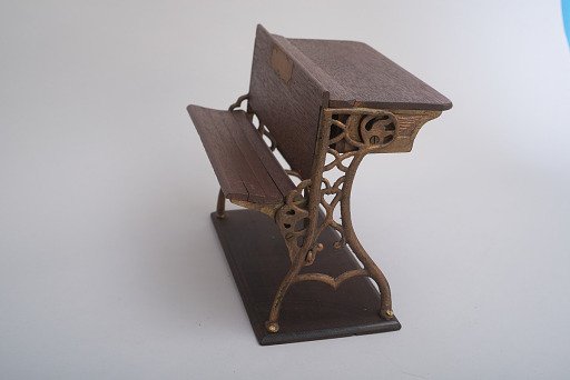 John F. Piehl's 1870 School Desk and Seat Patent Model