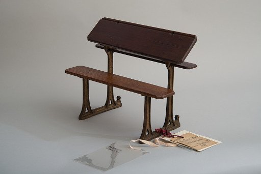 William Blackburn's 1872 School Desk and Seat Patent Model