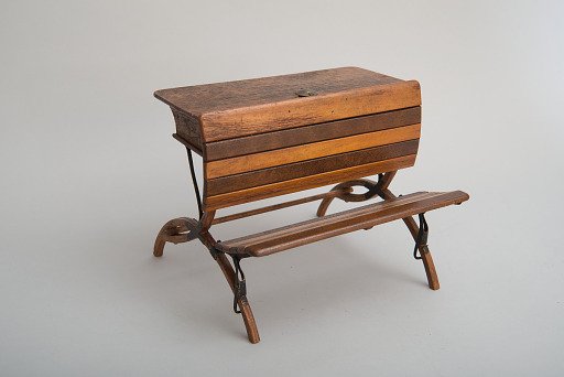 William N. Foster's 1872 School Desk and Seat Patent Model