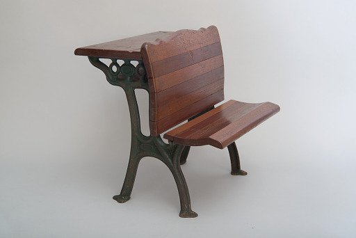 John L. Riter's 1873 School Desk and Seat Patent Model