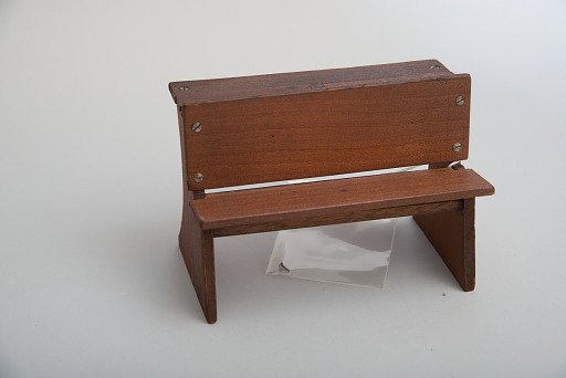 David G. Venable's 1873 School Desk and Seat Patent Model