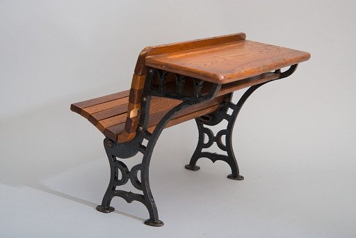 William A. Bradford's 1875 School Desk and Seat Patent Model