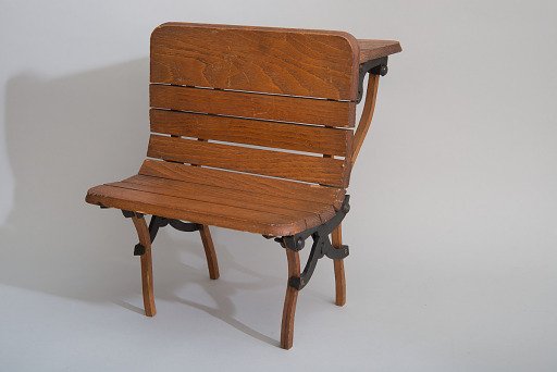 William Kline, John Upham, and S. D. Tuttle's 1876 School Desk and Seat Patent Model