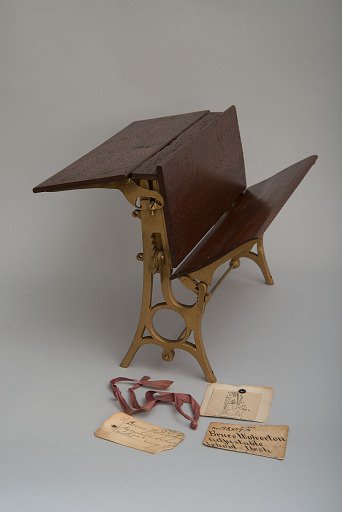 Bruce Wolverton's 1876 School Desk and Seat Patent Model