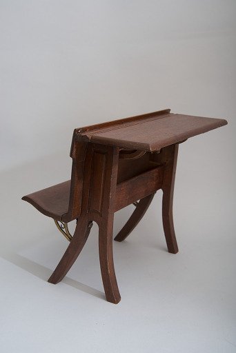 Henry H. Elberg's 1877 School Desk and Seat Patent Model