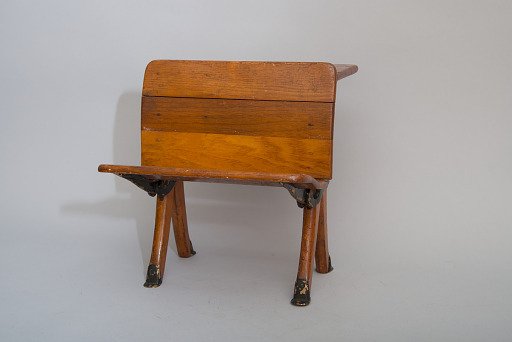 Rowland K. Curtis' 1878 School Desk and Seat Patent Model