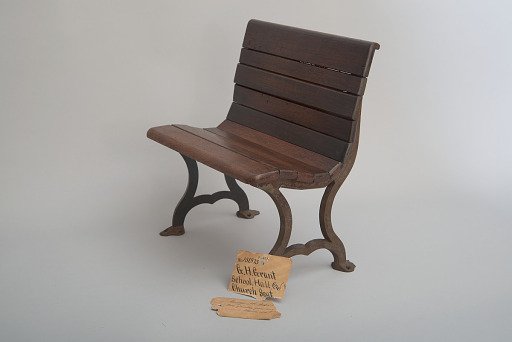 George H. Grant's 1874 School Seat Patent Model
