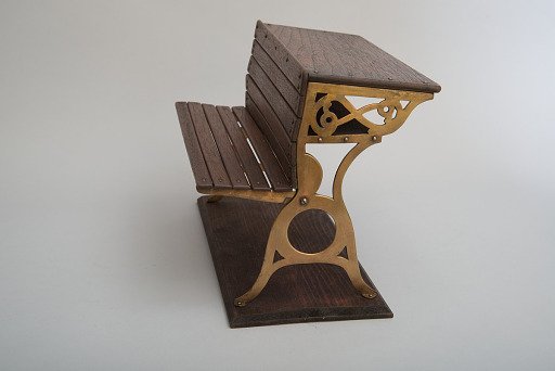 Thomas Gregg's 1871 School Desk and Seat Patent Model