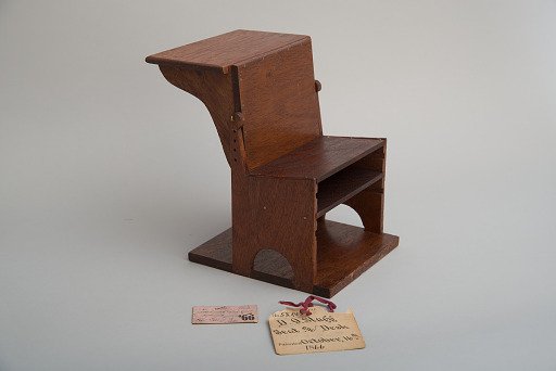 David I. Stagg's 1866 School Desk and Seat Patent Model