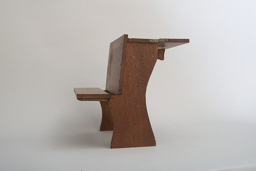 G. A. Stewart's 1868 School Desk and Seat Patent Model