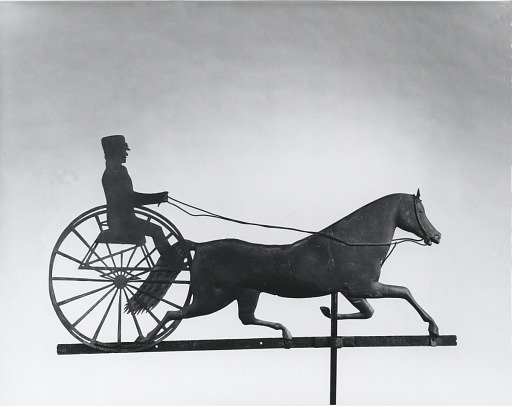 Horse and Sulky Weathervane