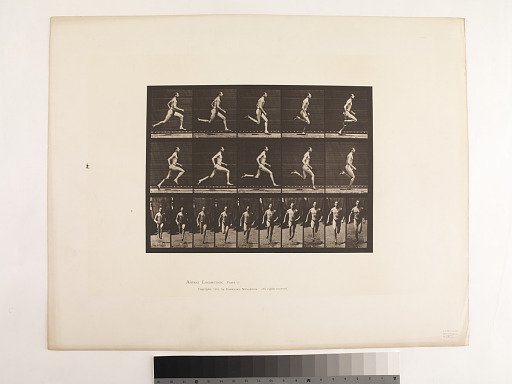 "Animal Locomotion. Plate 60."; Male, Running