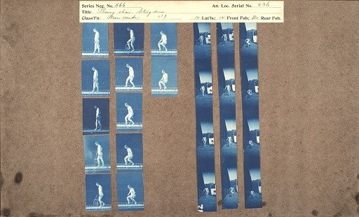 Placing chair, sitting down