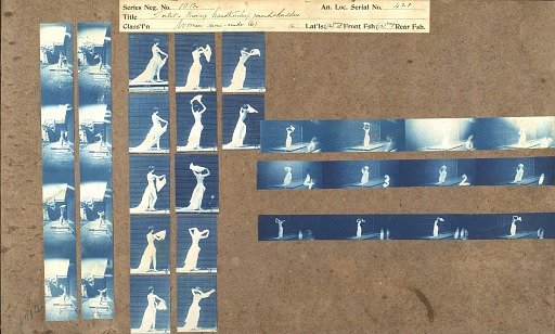 Toilet, throwing handkerchief round shoulders