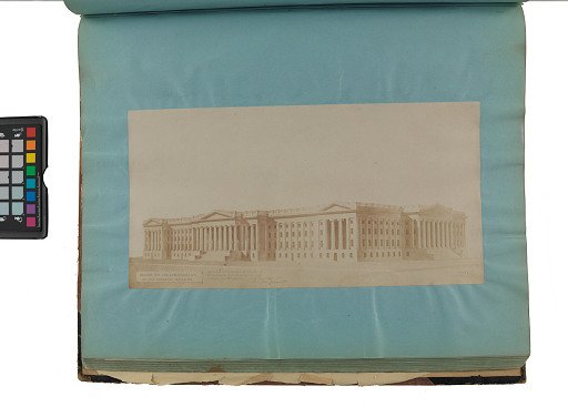 Design for the Continuation of the Treasury Building
