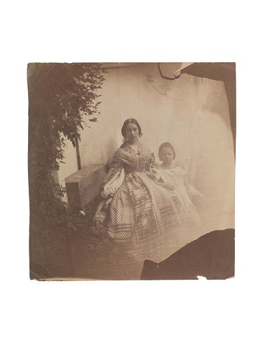 Portrait of two young girls