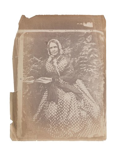 portrait of a woman with book