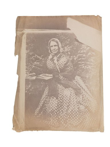 portrait of a woman with book