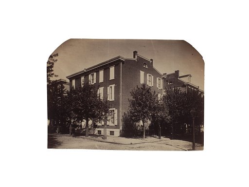 Three-storey brick house