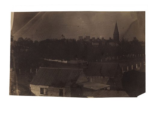 City view with steeple