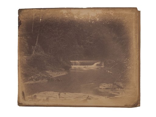 Rock Creek in Summer with waterfall