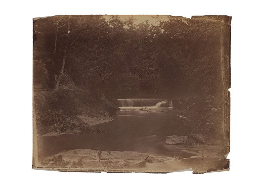 Rock Creek in Summer with waterfall