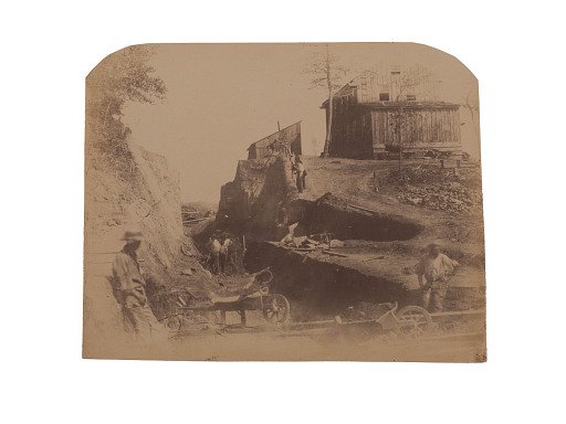 Construction site (possibly Washington Aqueduct)
