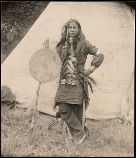 Portrait of Little Finger, Sioux Indian