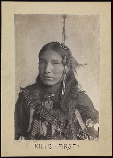 Kills First, Sioux Indian