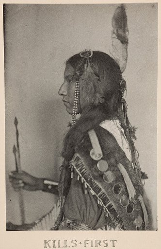 Kills First, Sioux Indian