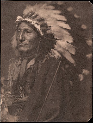 Whirling Horse, Sioux Indian, seated