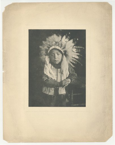Willie Spotted Horse, Sioux Indian child