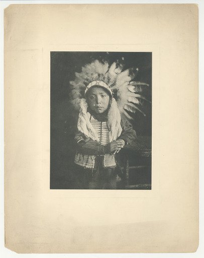 Willie Spotted Horse, Sioux Indian child