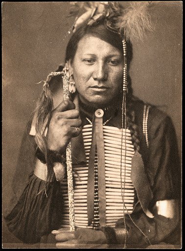 Amos Little, Sioux Indian, front view