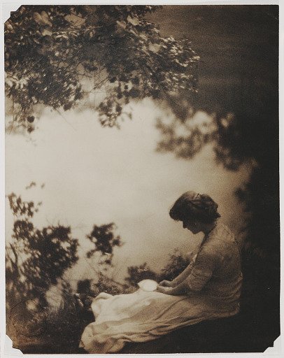 Girl with a mirror