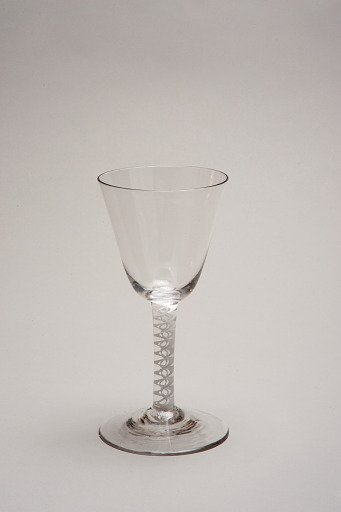 Wine glass from George and Martha Washington's formal dinner service