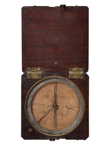 Pocket compass from the Lewis and Clark Expedition, 1804-1806